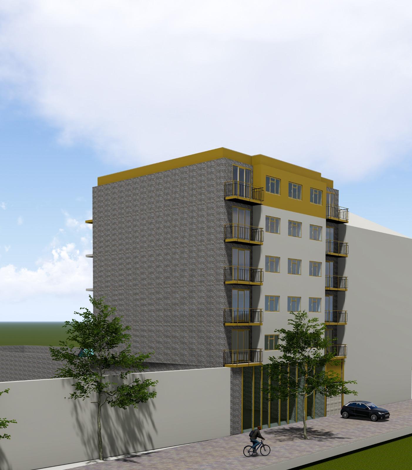 Bac Platinum Residence appartementsgebouw bij schemering